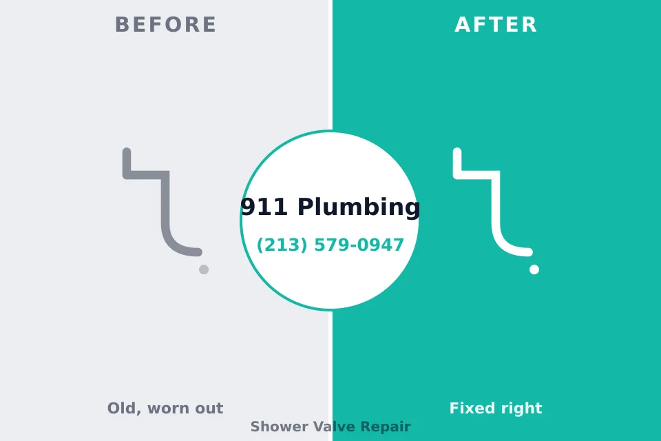Before and after: plumbing company Aransas Pass, TX